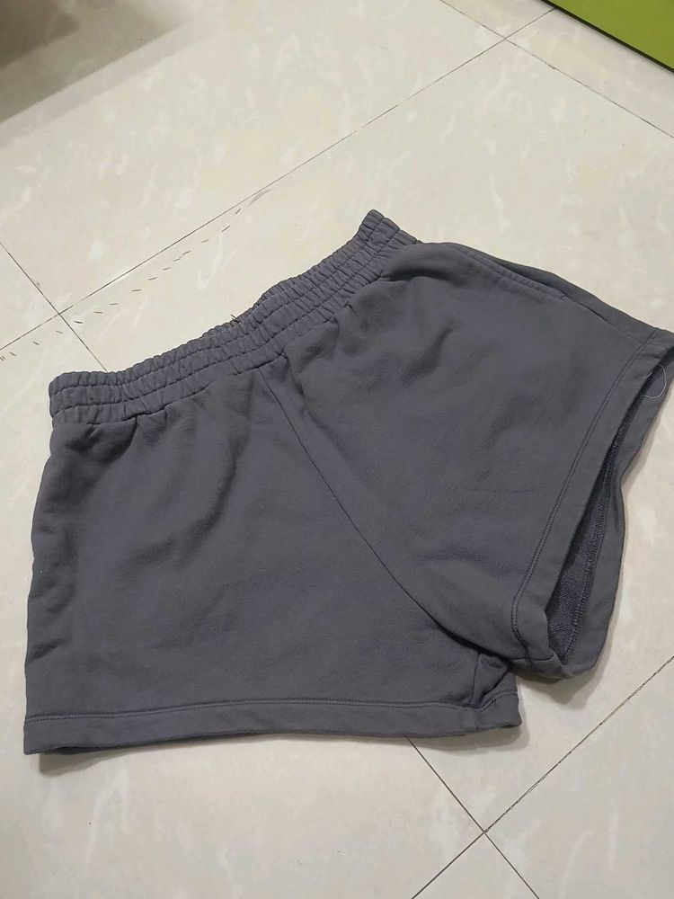 Boot cut Grey Sweat Shorts