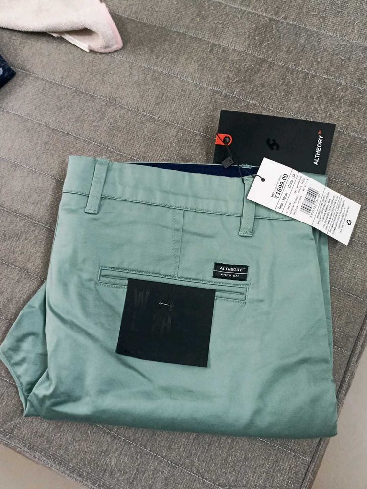rare shade + Men's Light Green Chinos