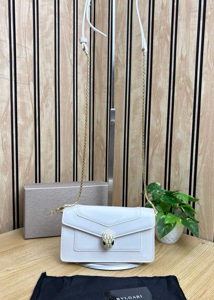 Bvlgari White Crossbody Bag