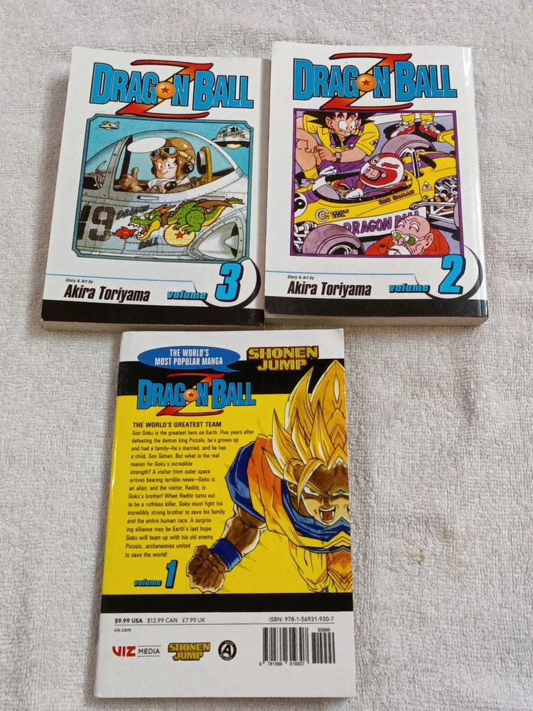 DRAGON Ball 1 2 3 Books