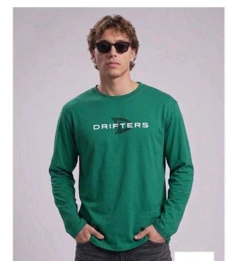 Drifters Long Sleeve Boxy fit T-Shirt