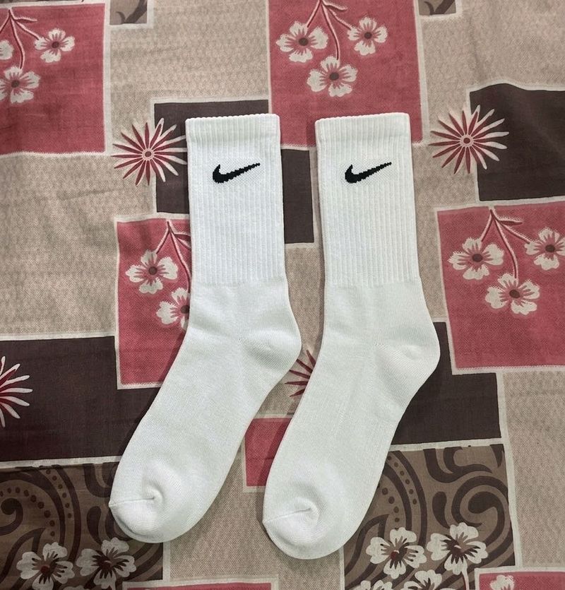 Nike White Crew Socks