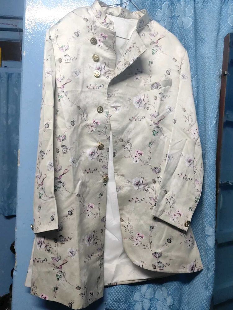 Men's Floral Sherwani Jacket