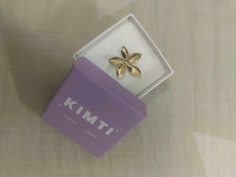 Kimti Gold Flower Ring