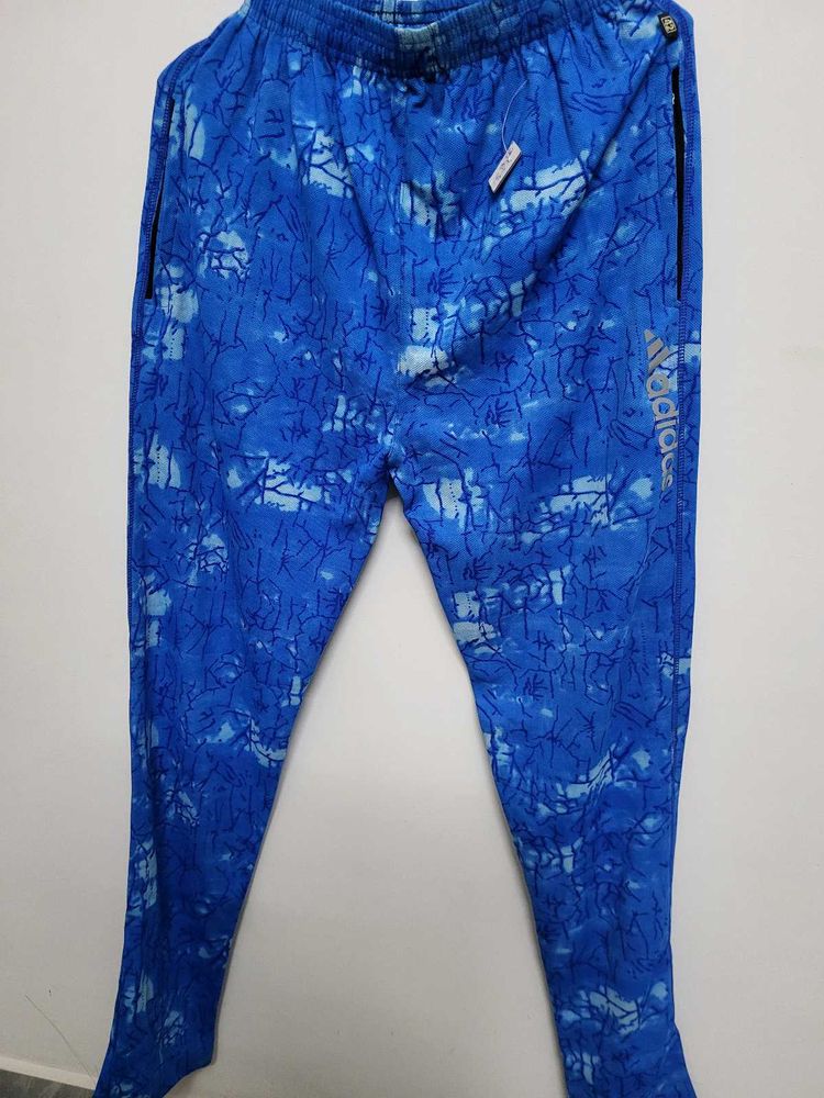 Blue Adidas Track Pants
