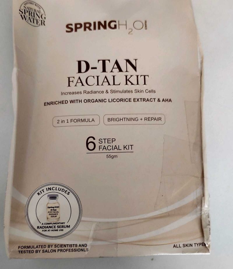 Spring ho D-Tan facial kit