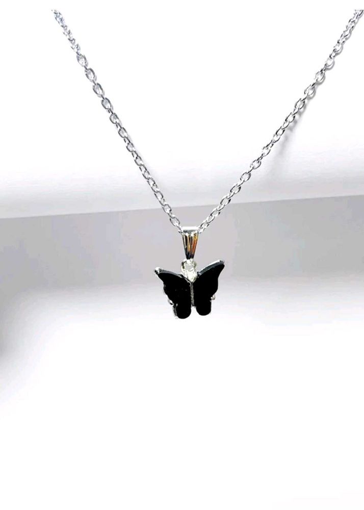 Cute Butterfly Pendant Necklace