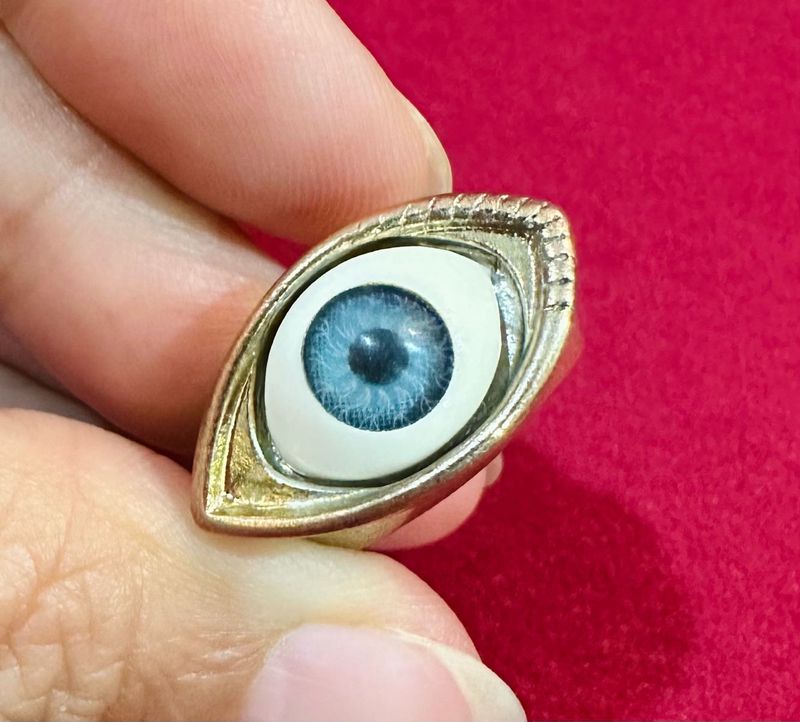 Vintage Unique Evil Eye Cocktail Ring