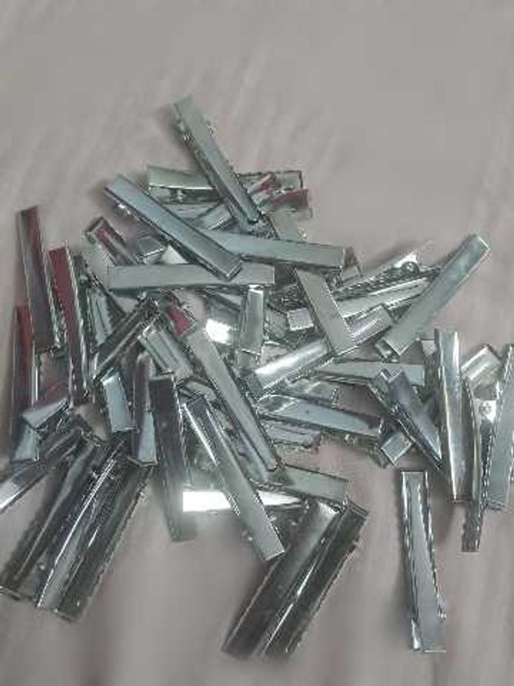 Silver Hair Clips - Lot