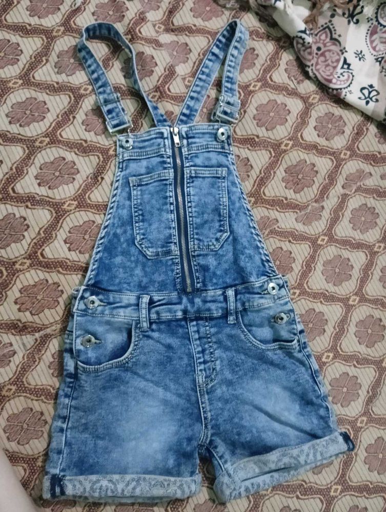 Denim Overall Shorts dungree