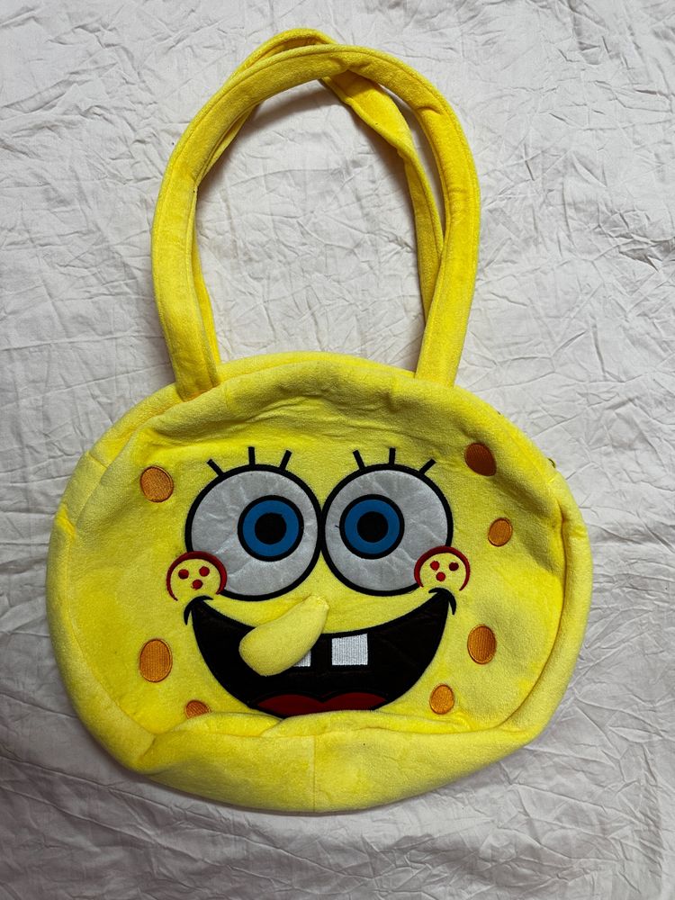 Yellow Spongebob Tote Bag From Stanmax