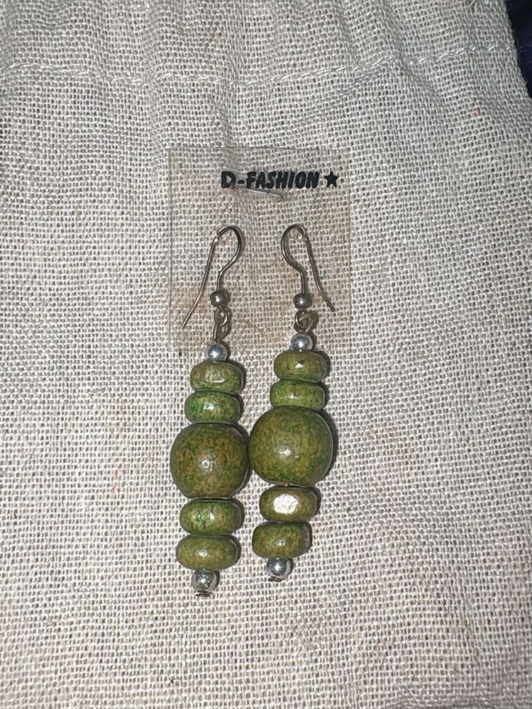 Boho Beaded Drop Earrings