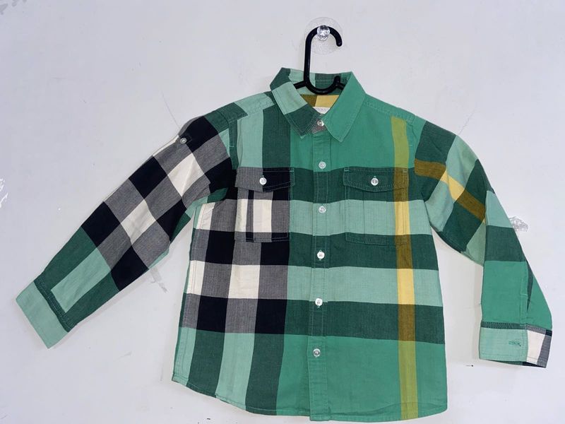 Blueberry | Retro Plaid Button-Up Shirt