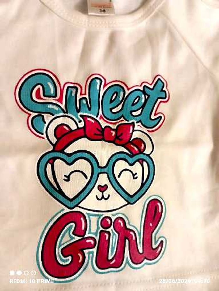 Cute "Sweet Girl" Outfit Set