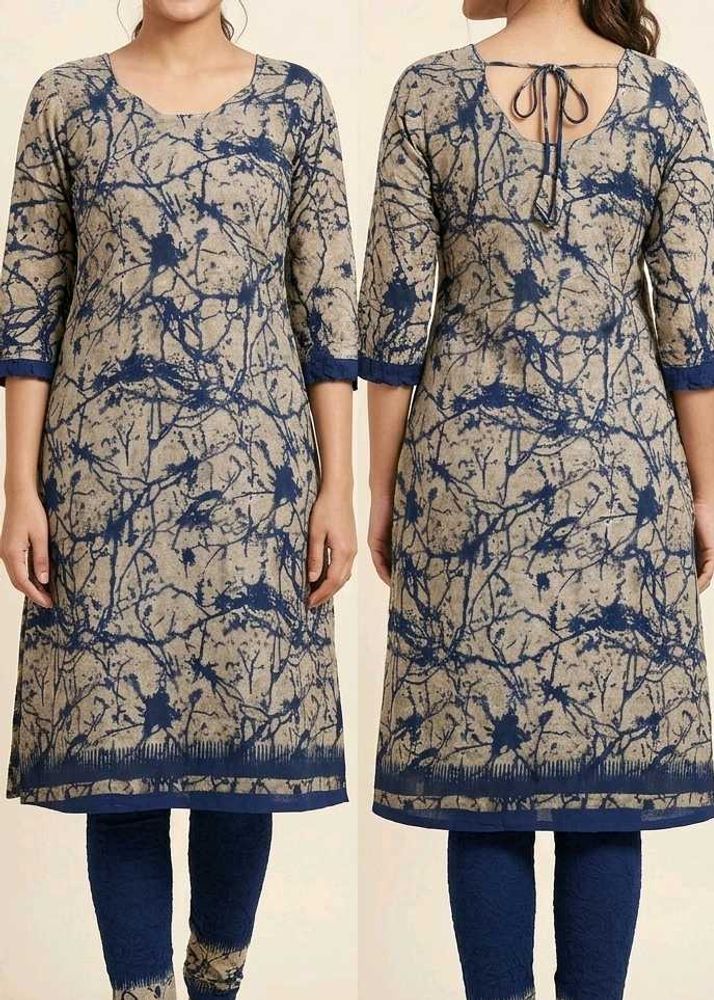 blue kurtha set.