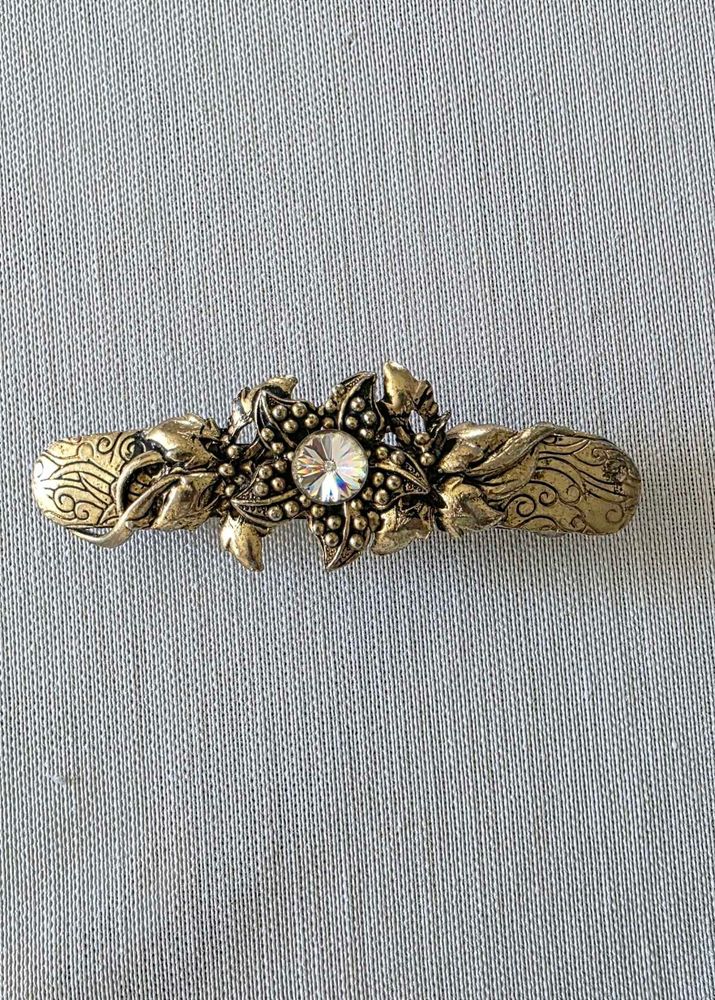 Vintage Inspired Gemstone Hair Clip