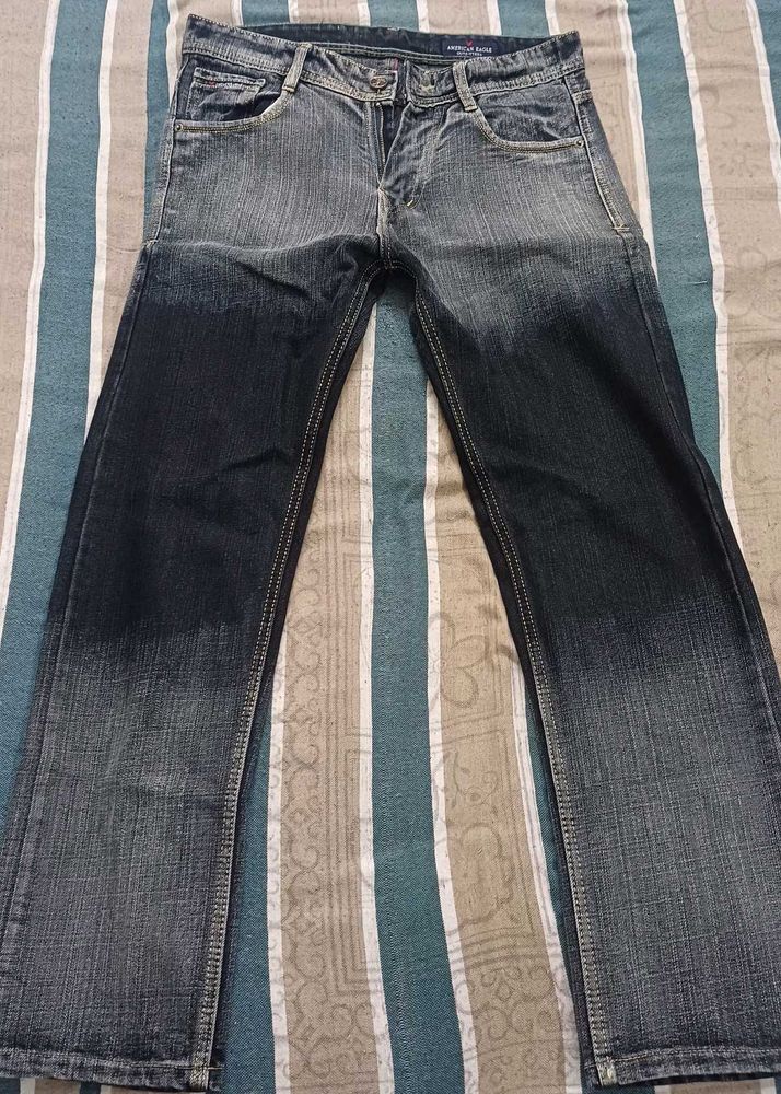 Stylish Ombre Wash Denim Jeans