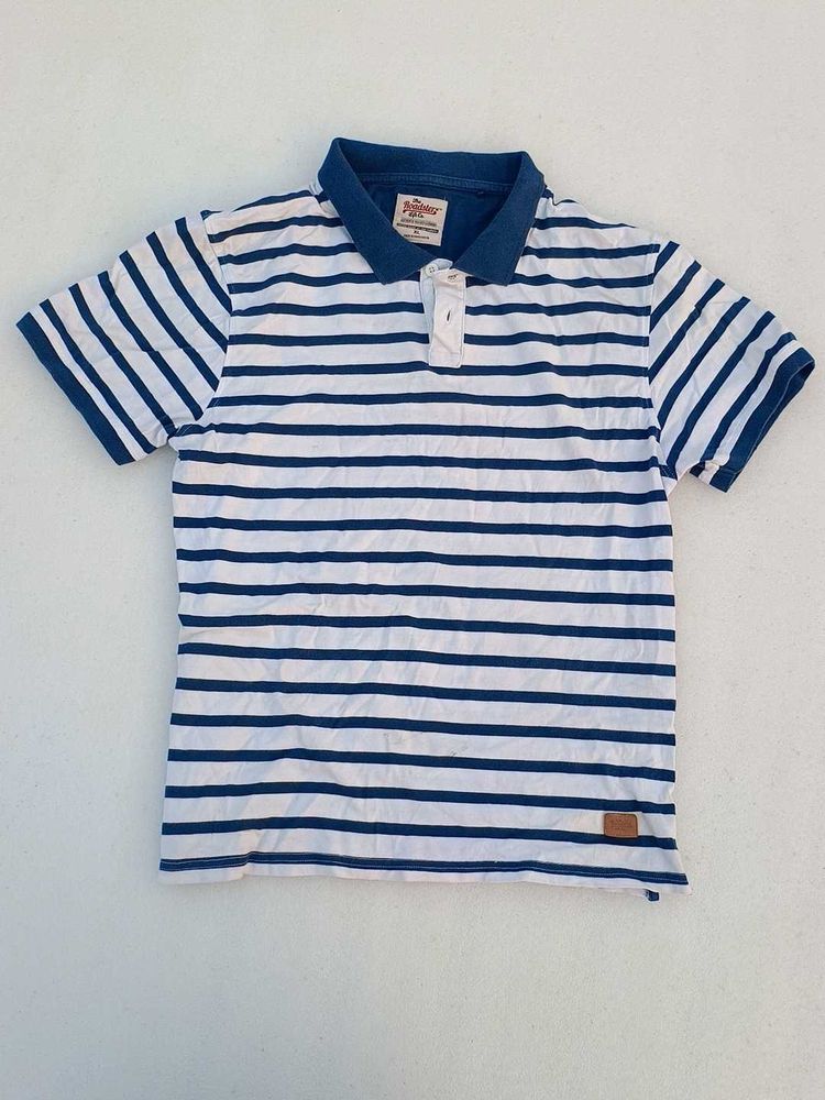 Striped Polo T-Shirt