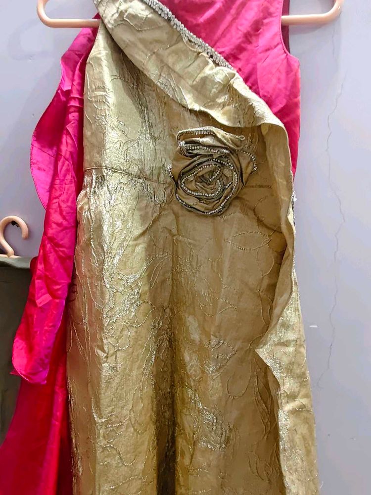 Stunning Gold &amp; Pink one piece