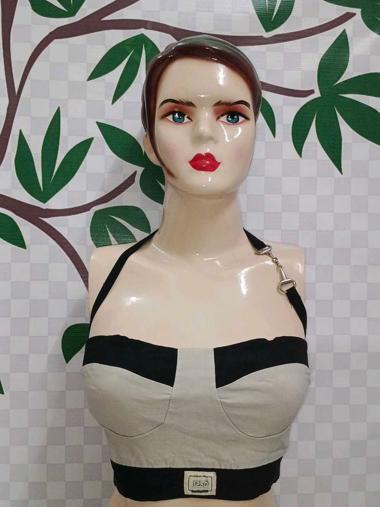 (100)Unique Bustier Design Shoulder Bag