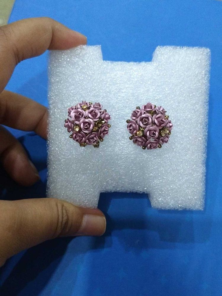 Rose Stud Earrings