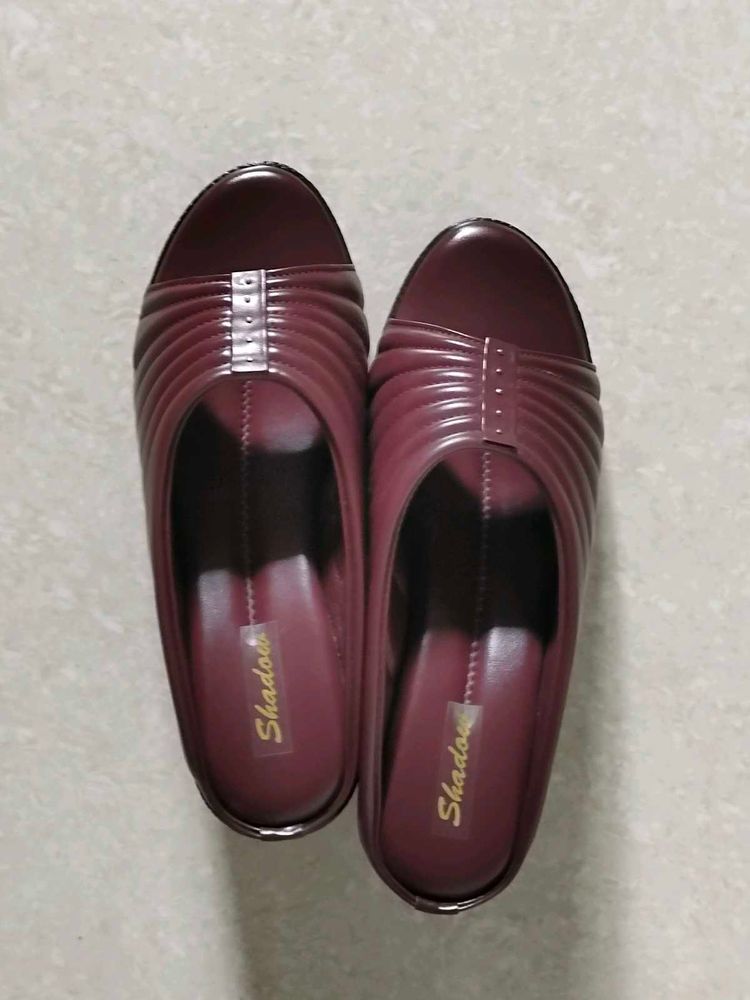 Maroon Sandals for Women | Classic Heel