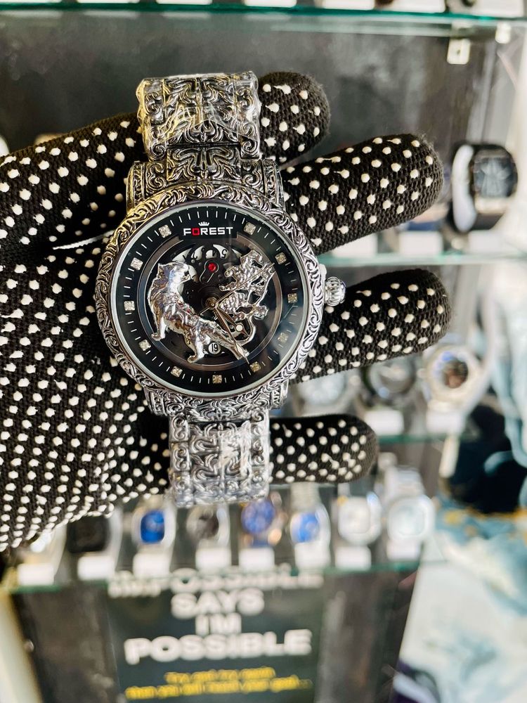 Unique Forest Watch with Intricate Design