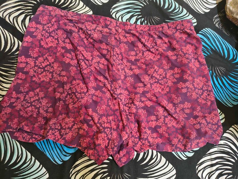 Floral Print summer Shorts free size