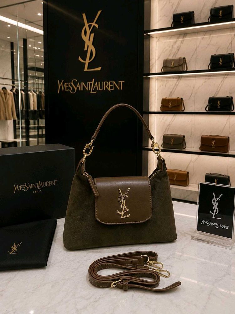 Suede Material YSL sling bag*( NO BOX)High End Sup