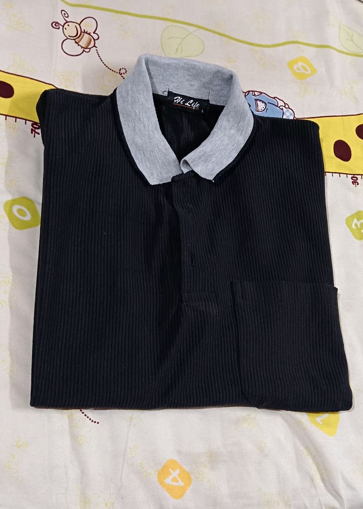 Collar Neck T Shirt