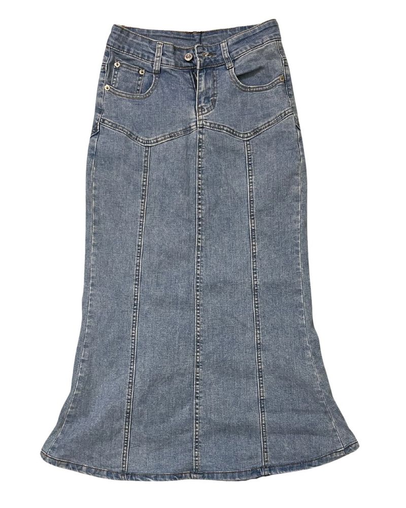 denim mermaid skirt🧜‍♀️