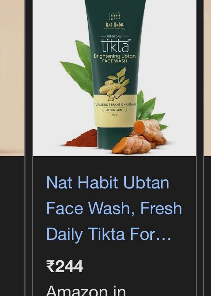 Nat Habit Tikta Face Wash
