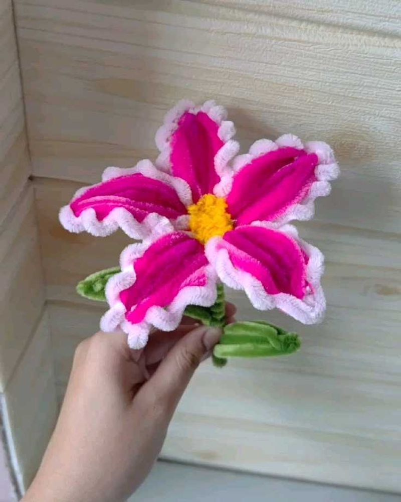 Handmade Pink &amp; Yellow Flower Decor