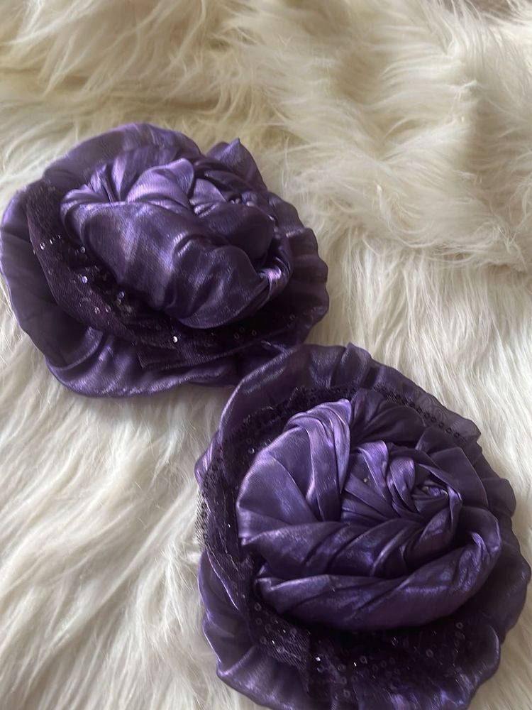 Purple Rose for hairpin/curtains/cushions/etc