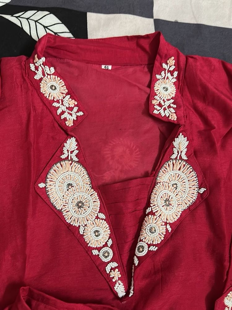 party wear kurta set