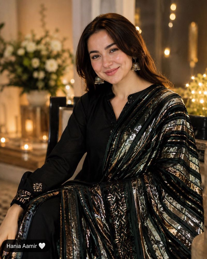 Green Golden Printed Dupatta