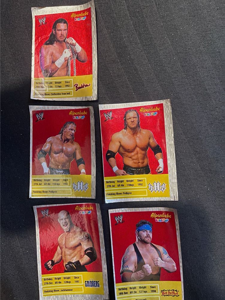 WWE Alpenliebe Freebie Stickers