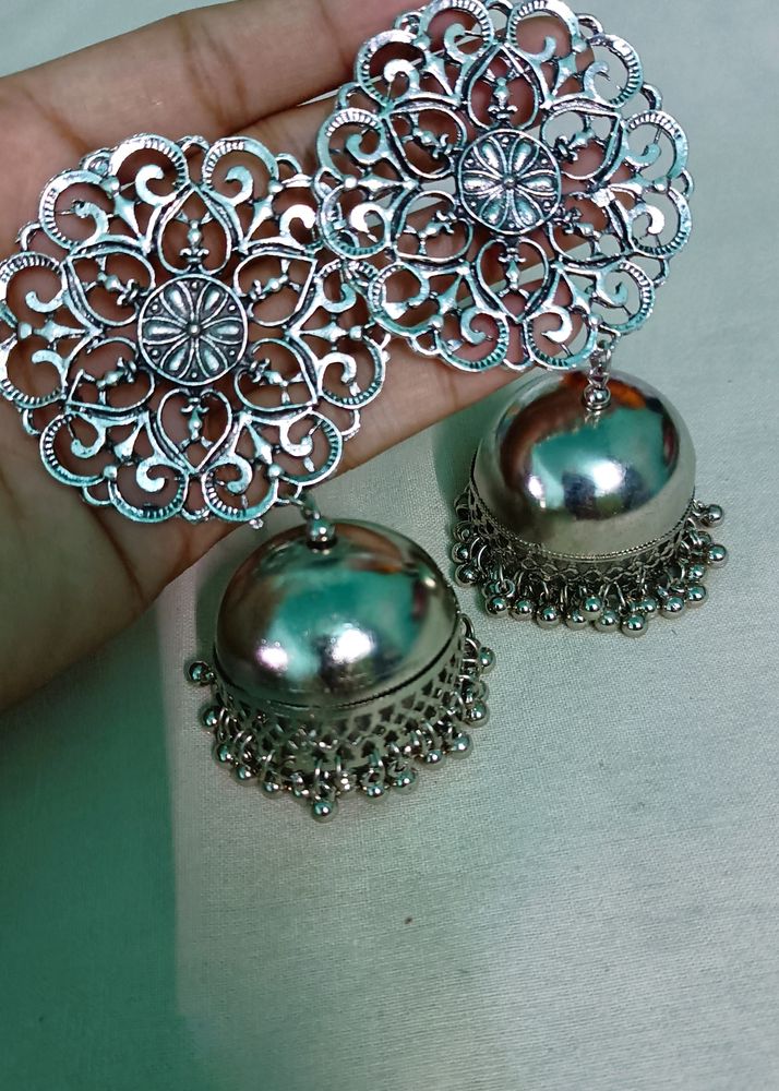 Fancy Big Jhumka Earrings