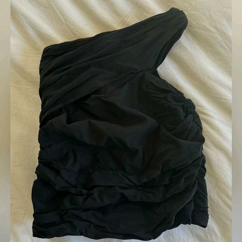 Zara Off The Shoulder Ruffled Top