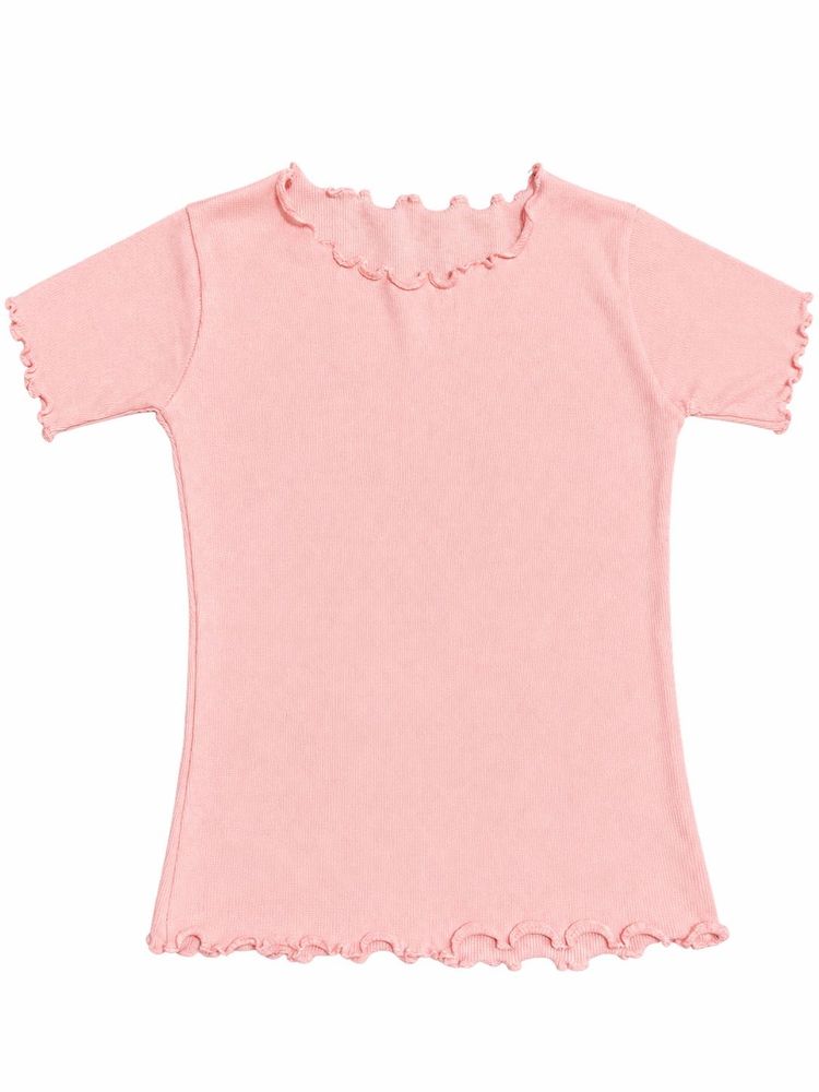 Cute Pink Lettuce Trim T-Shirt