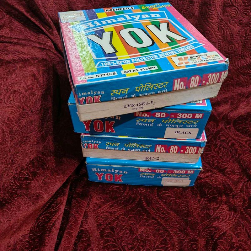 4 box- Himalayan Sewing Thread REEL (Total 40