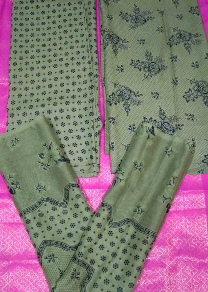 Floral Print Unstitched Suit Fabric