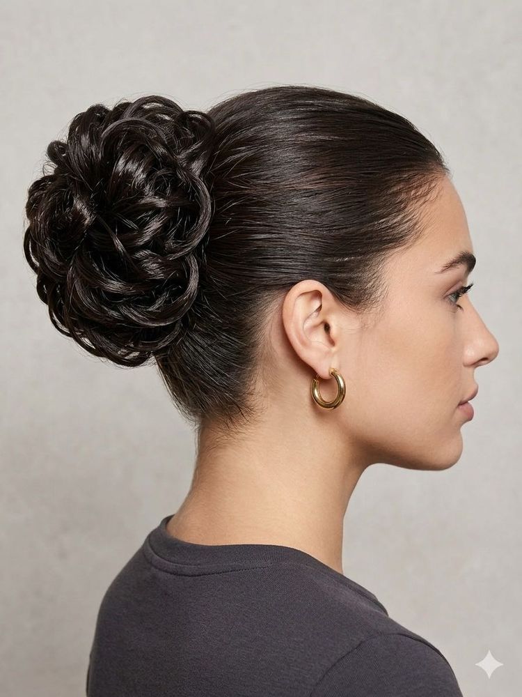 Chic Messy Bun Hair Piece