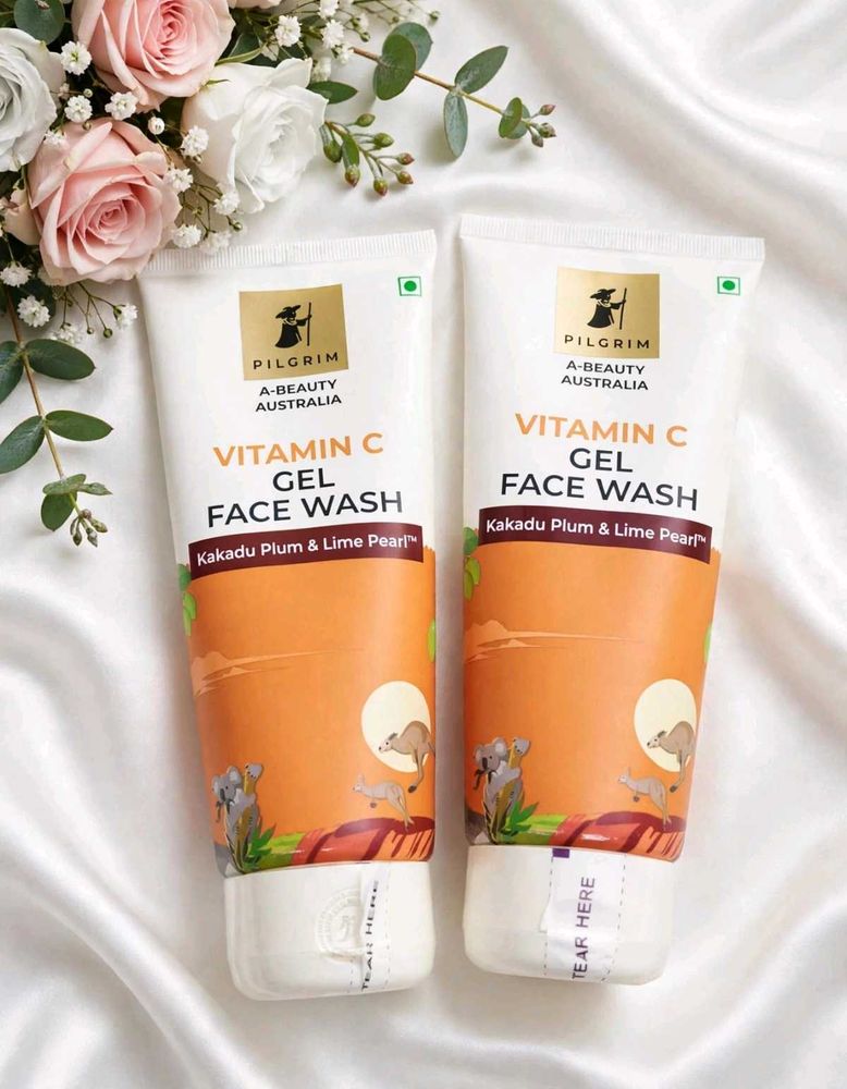 Pack of 2 💖 PILGRIM VITAMIN C GEL FACE WASH - KAK