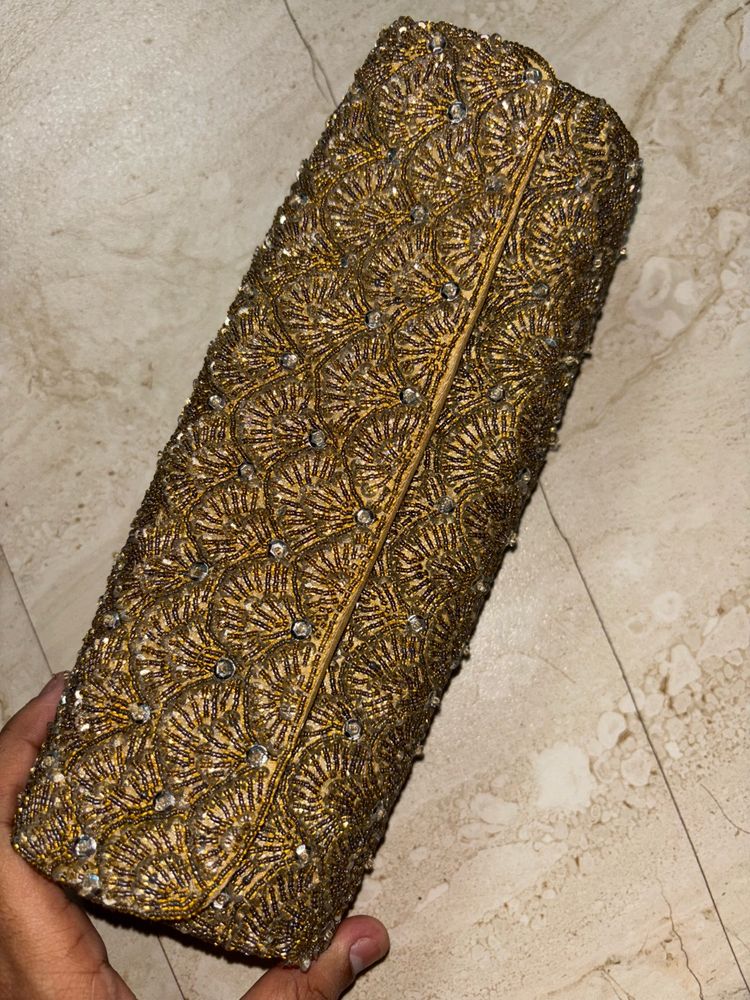 Golden Hand Clutch