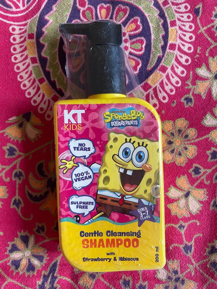 KT Kids Spongebob Shampoo Strawberry &amp; Hibiscus