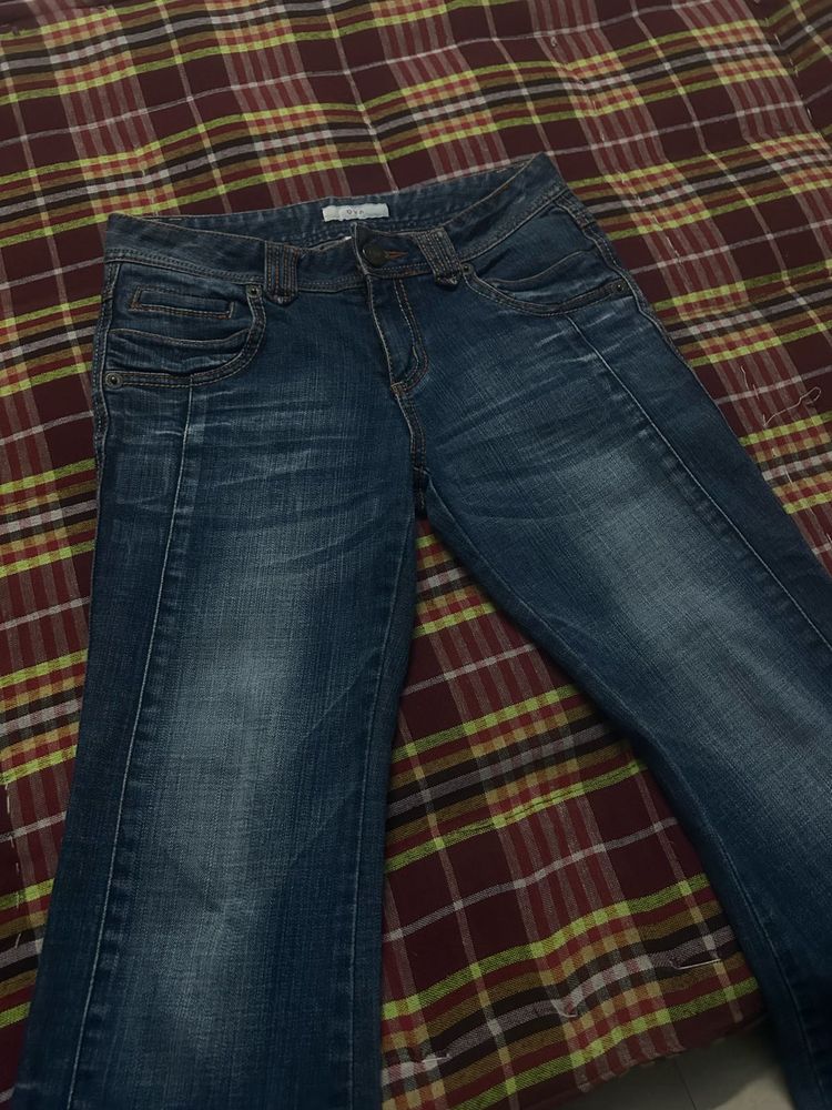 low waist Blue Denim Jeans