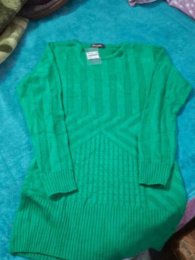 Emerald Green Knit Top