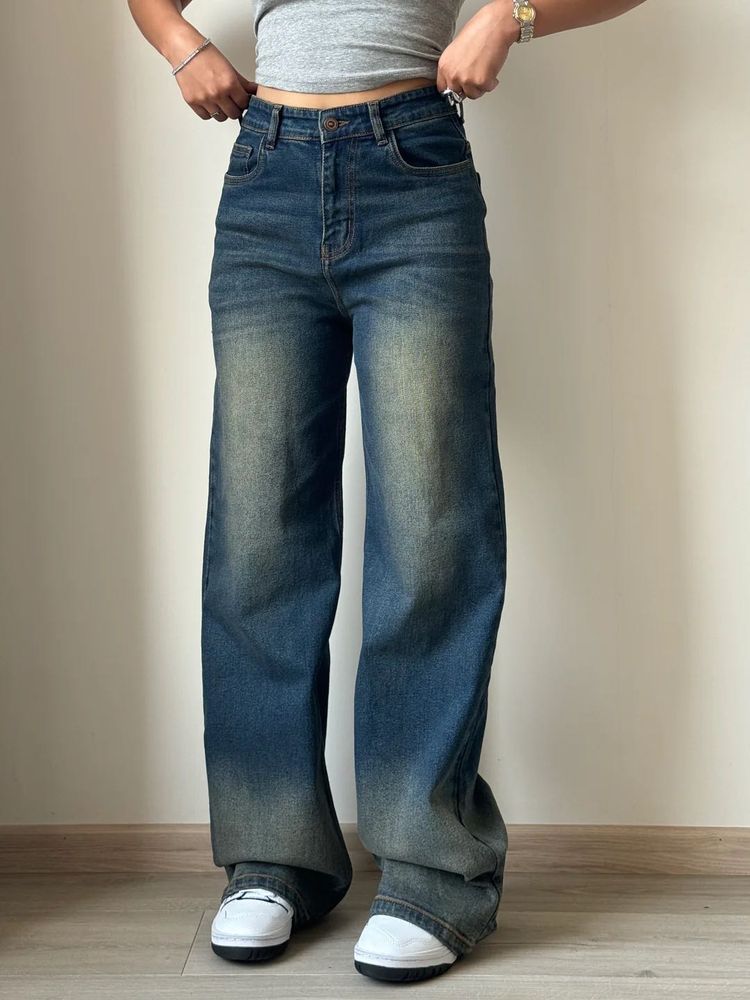 OffDuty Wide Leg Denim Jeans