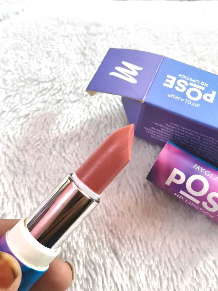 MyGlamm POSE HD Lipstick-Soft Pink (Pink)-4 gm | M